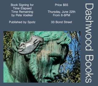 Pete Voelker book signing for Time Elapsed Time Remaining
