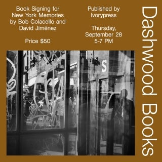 Bob Colacello and David Jiménez book signing for New York Memories