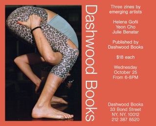 Three zines by emerging artists