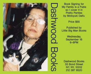 Motoyuki Daifu book signing for My family is a pubis so I cover them in pretty panties