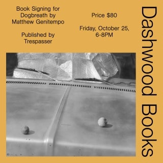 Matthew Genitempo book signing for Dogbreath