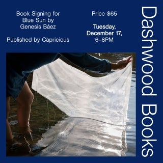 Genesis Báez book signing for Blue Sun