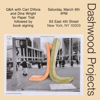Q&A and book signing with Carl D'Alvia and Dina Wright for Paper Trail