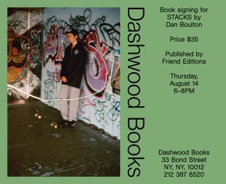 Dan Boulton book signing for STACKS