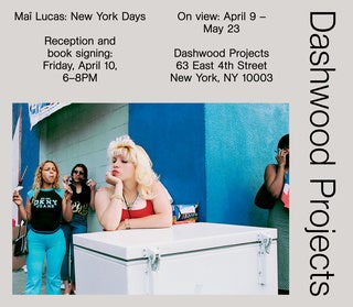Maï Lucas reception and book signing at Dashwood Projects