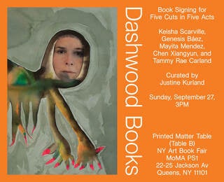 Book Signing for Five Cuts in Five Acts, curated by Justine Kurland at the NYABF
