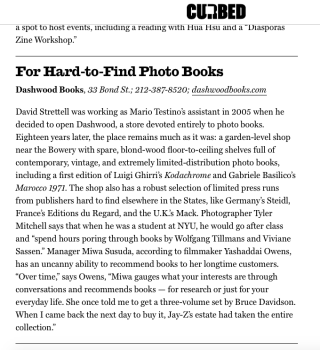 New York Magazine: The Best Niche Bookstores in New York