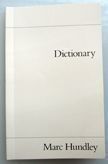 Dictionary. Marc Hundley.