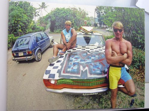 Surfing photographs from the eighties. Jeff Divine.