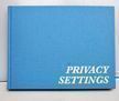 Privacy Settings. Erik van der Weijde.