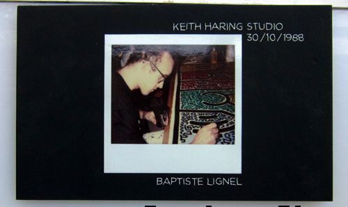 Keith Haring Studio 30/10/1988. Baptiste Lignel.