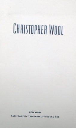 New Work. Christopher Wool.