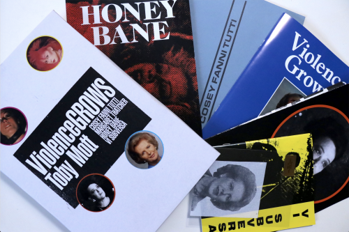 Violence Grows: Margaret Thatcher, Honey Bane, Cosey Fanni Tutti and Vi Subversa. Toby Mott.