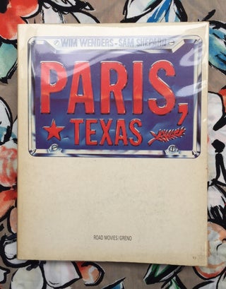 Paris, Texas. Sam Shepherd Wim Wenders.