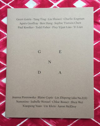 Genda 1: Body As Packaging. Tang Ting Geert Goiris, and more, Blaise Cepis, Joanna Piotrowska, Ren Hang, Charlie Engman, Liu Shuwei.