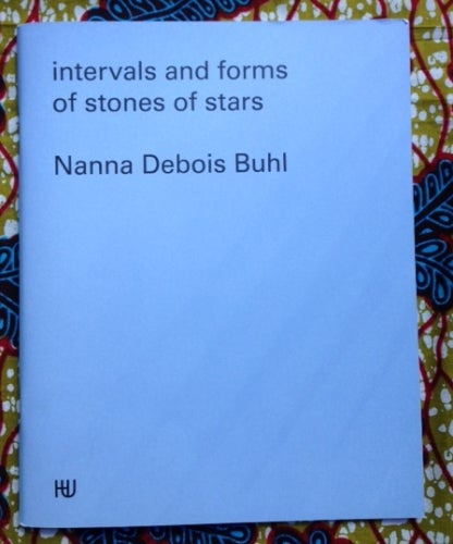 Intervals and Forms of Stones of Stars. Nanna Debois Buhl.