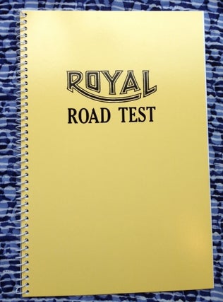 Royal Road Test. Takashi Homma.