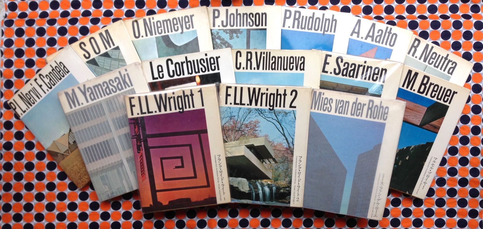 Contemporary Architects Series - Complete Set 15 copies by Alvar Aalto  Richard Neutra, Frank Lloyd Wright I. on Dashwood Books