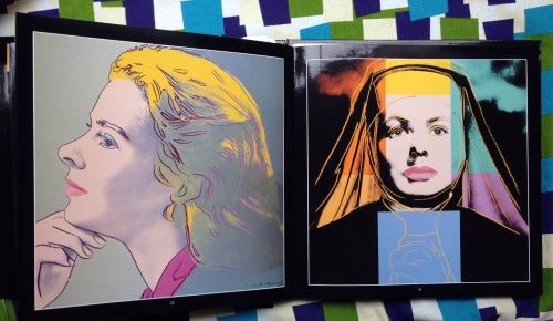 Portraits of Ingrid Bergman. Andy Warhol.