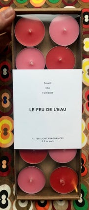 Le Feu De L'Eau Candle - set of 12 scented tea lights. Jo Strettell.
