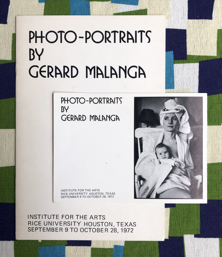 Photo-Portraits. Gerard Malanga.
