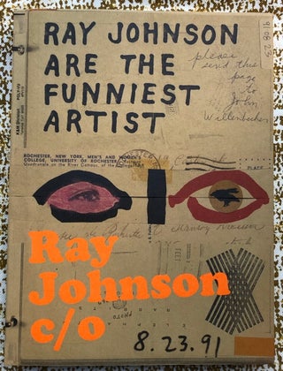 Ray Johnson c/o. Caitlin Haskell Ray Johnson, Text.