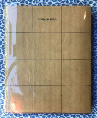 Donald Judd Furniture: Retrospective. Donald Judd.