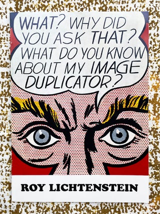 Roy Lichtenstein. Roy Lichtenstein.