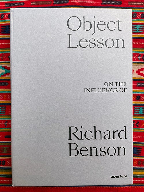 Object Lesson : On the Influence of Richard Benson. Richard Benson.