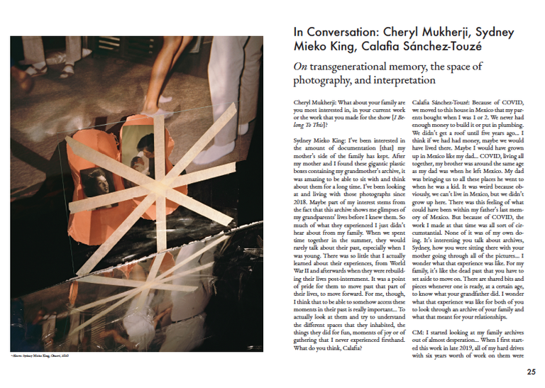 Speciwomen Issue 4: I Belong To This Curated by Justine Kurland. Philo Cohen Justine Kurland, Curator.