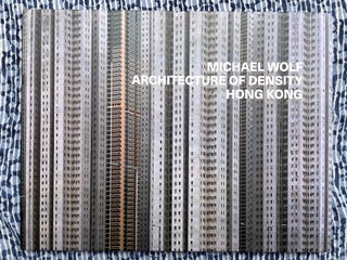 Architecture of Density Hong Kong. Michael Wolf.