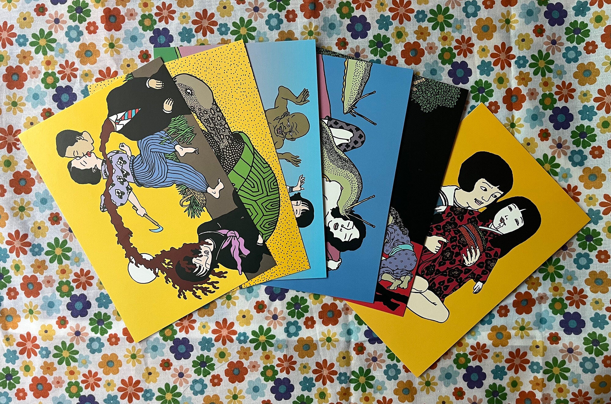 Banshou Kaiki Postcards | Toshio Saeki