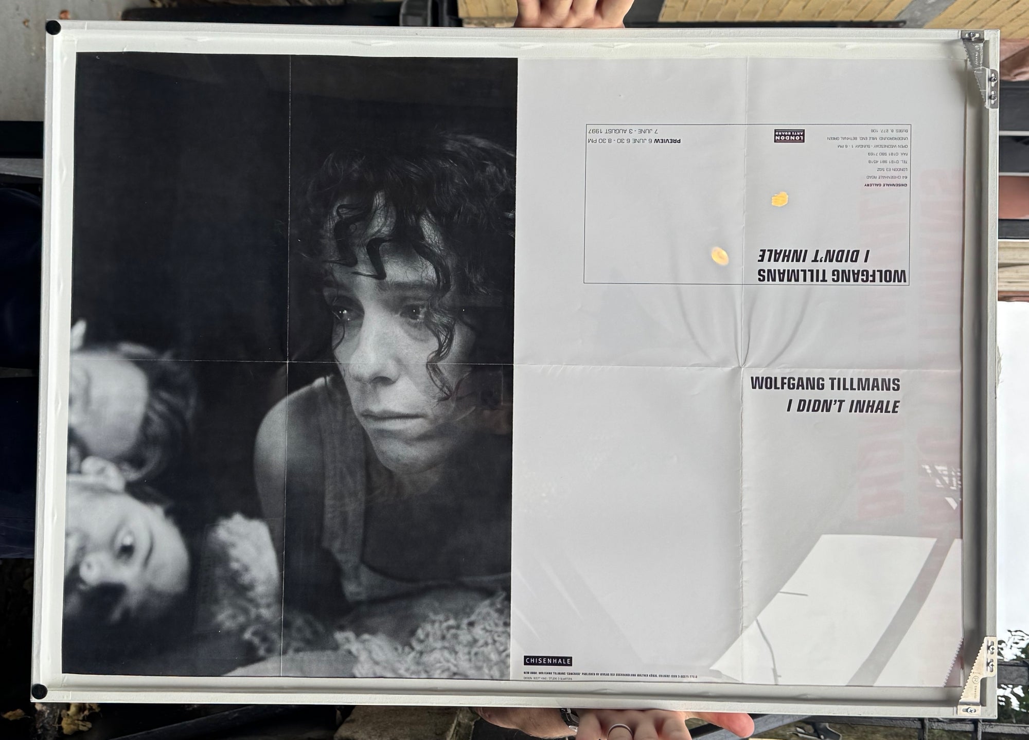 I Didn't Inhale Poster | Wolfgang Tillmans | 100 copies
