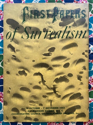 First Papers of Surrealism. Marcel Duchamp Andre Breton.