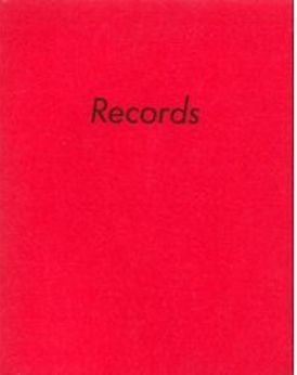 Records. Ed Ruscha.