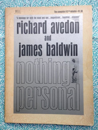 Nothing Personal. James Baldwin Richard Avedon, Text.