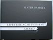 Lifetime Achievement Award. Slater Bradley.