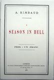 A Season in Hell. Robert Mapplethorpe Arthur Rimbaud, Patti Smith, Photos, illustrations.