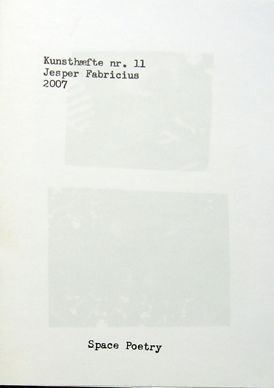 Kunsthaefte nr. 11. Jesper Fabricius.